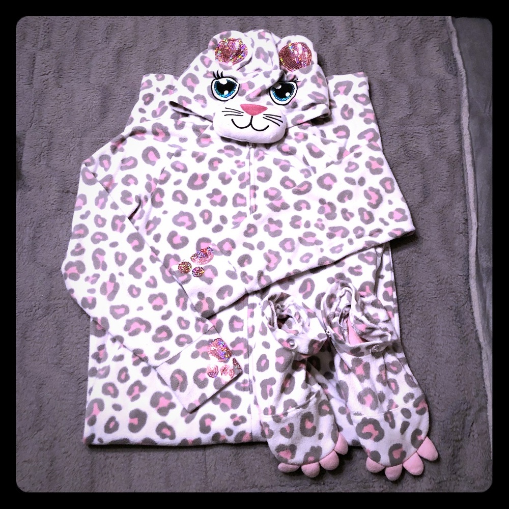 Justice, One-Piece Hooded PJs